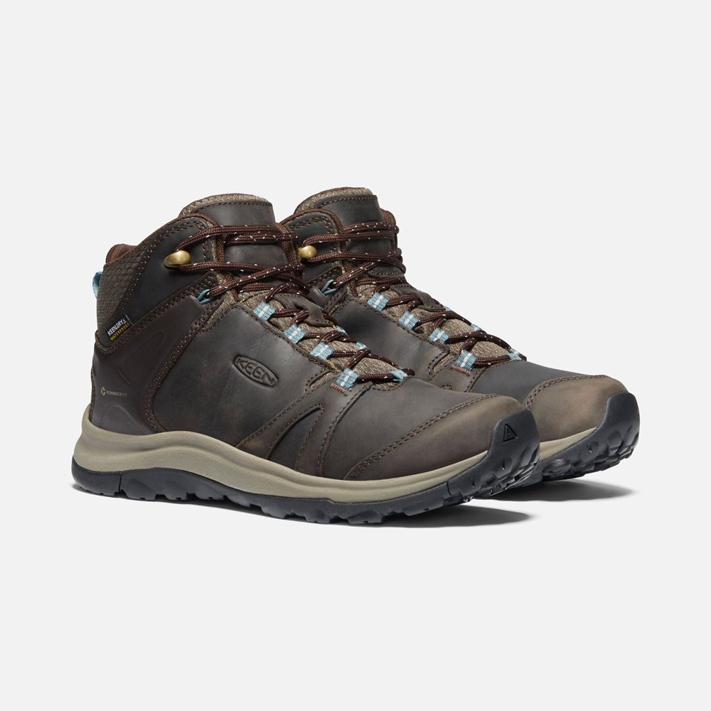 Bottes de Randonnée Keen Femme Marron | Terradora Ii Cuir Waterproof | MIQDG-8312